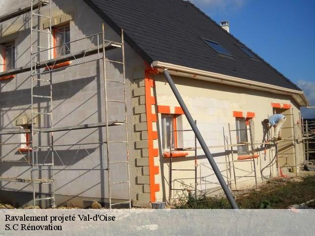 Ravalement projeté Val-d'Oise 