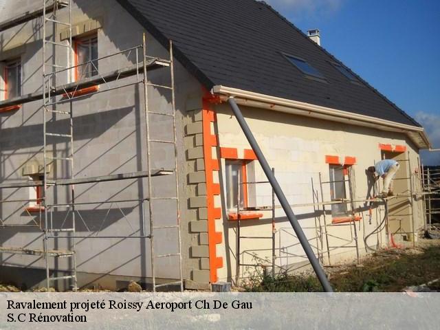 Ravalement projeté  95700